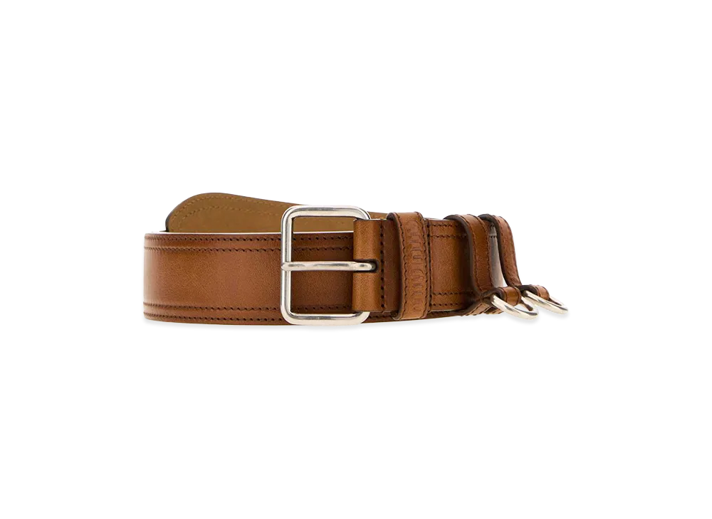 MIU MIU Women's Caramel Leather Belt "Brown"