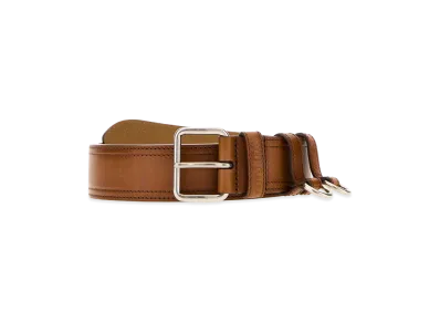 MIU MIU Women's Caramel Leather Belt "Brown"