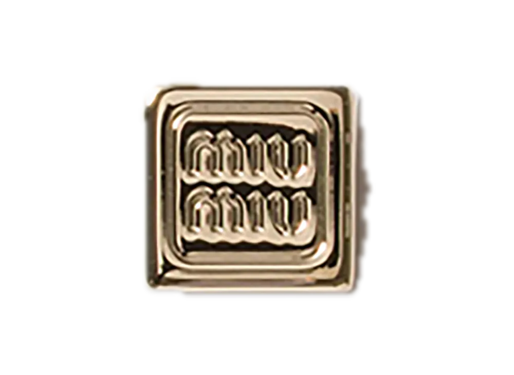 MIU MIU Metal Scarf Ring "Gold"