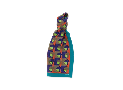 MIU MIU Women's Medium Silk Scarf "Multicolor"