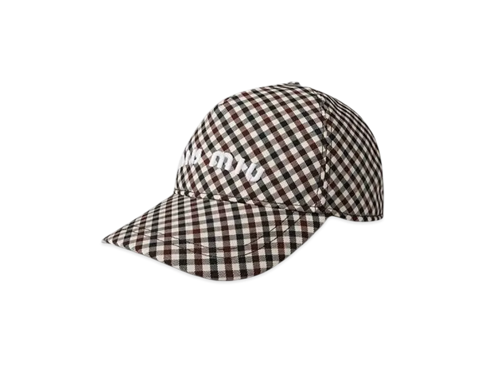 MIU MIU Jersey Baseball Cap "Bordeaux"