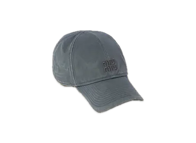 MIU MIU Drill Baseball Cap "Grey"