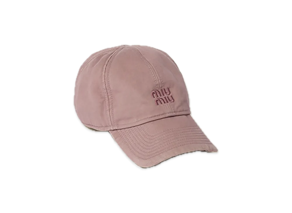 MIU MIU Drill Baseball Cap "Purple"