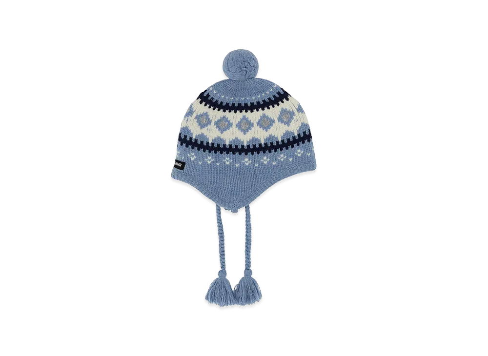 MIU MIU Women's Beanie "Light Blue"