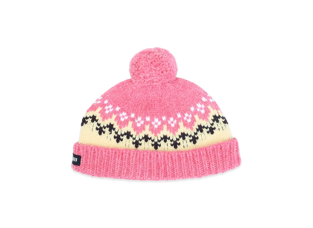 MIU MIU Women's Wool Beanie "Rose"