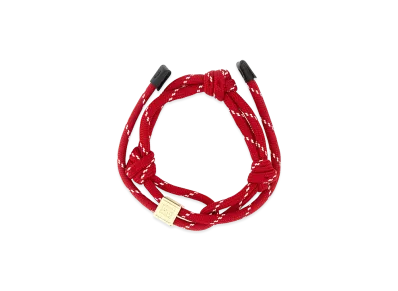 MIU MIU Women's Fabric Bracelet "Red"