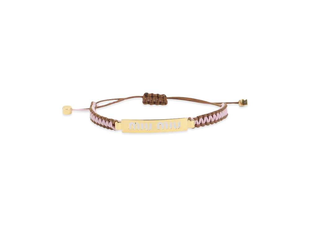 MIU MIU Women's Cord Bracelet "Multicolor"