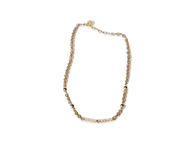 MIU MIU Logo Necklace "Gold"