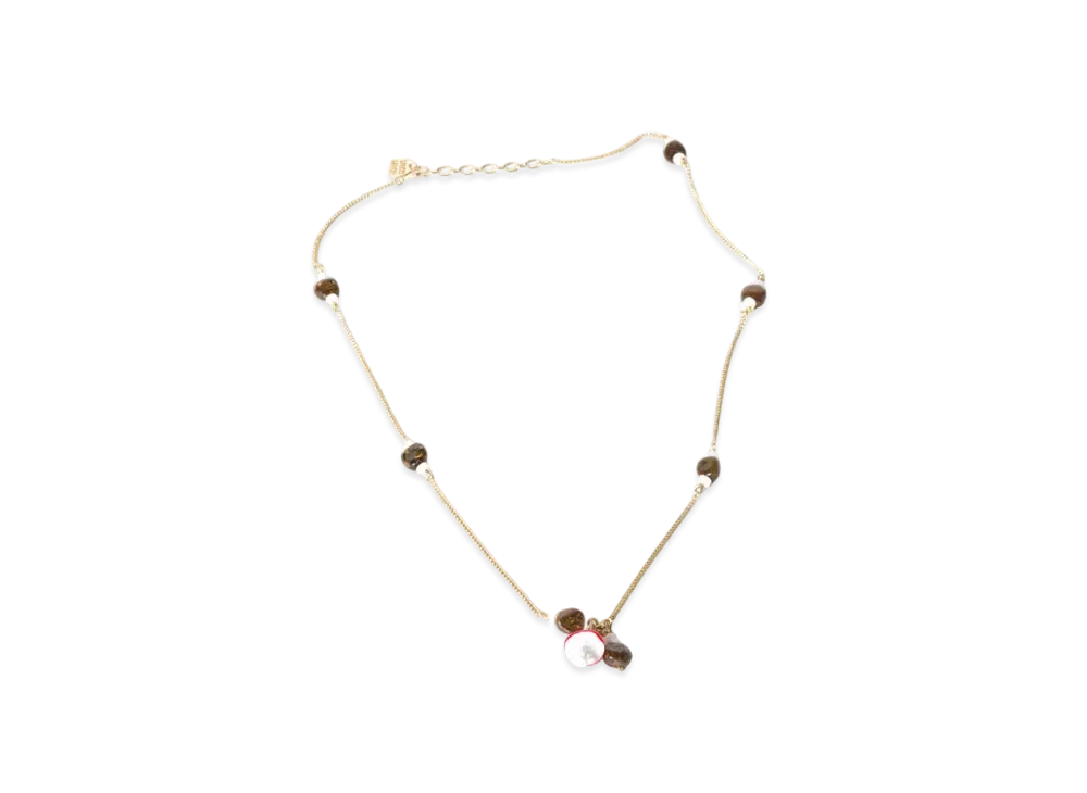 MIUMIU Metal Necklace "Gold/Bronzite"