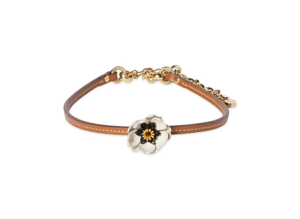 MIUMIU Leather Choker "Off White"