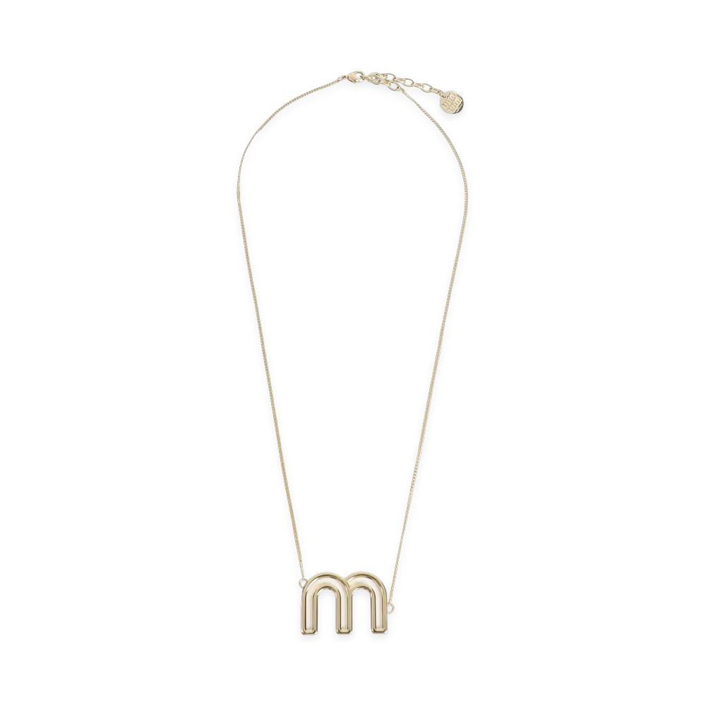 MIU MIU Women's Oro Necklace "Gold"
