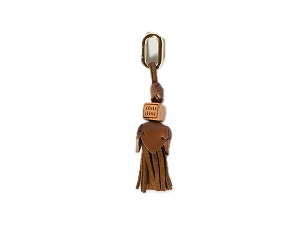 MIU MIU Leather Micro Trick "Cognac"