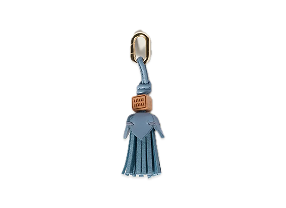 MIU MIU Leather Micro Trick "Light Blue"