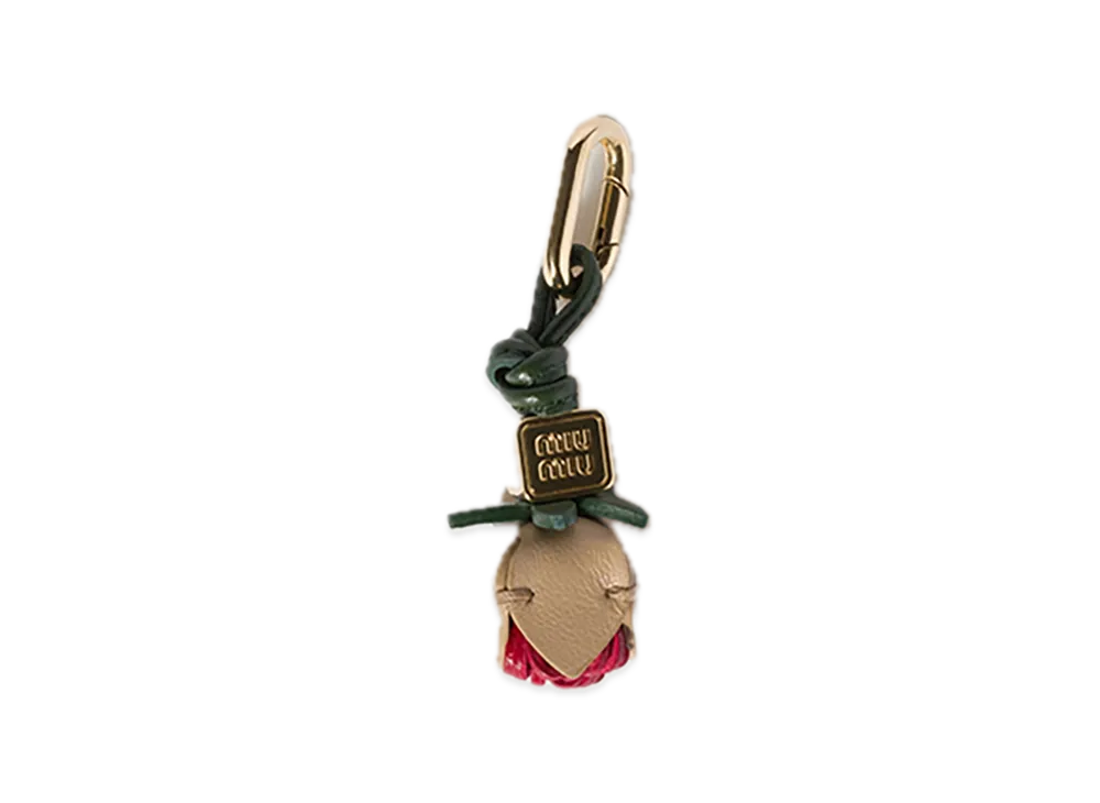 MIU MIU Leather Micro Trick "Sand/Red"