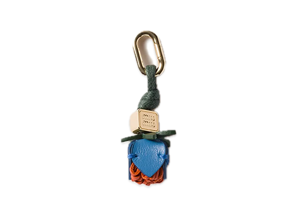 MIU MIU Leather Micro Trick "Blue/Orange"