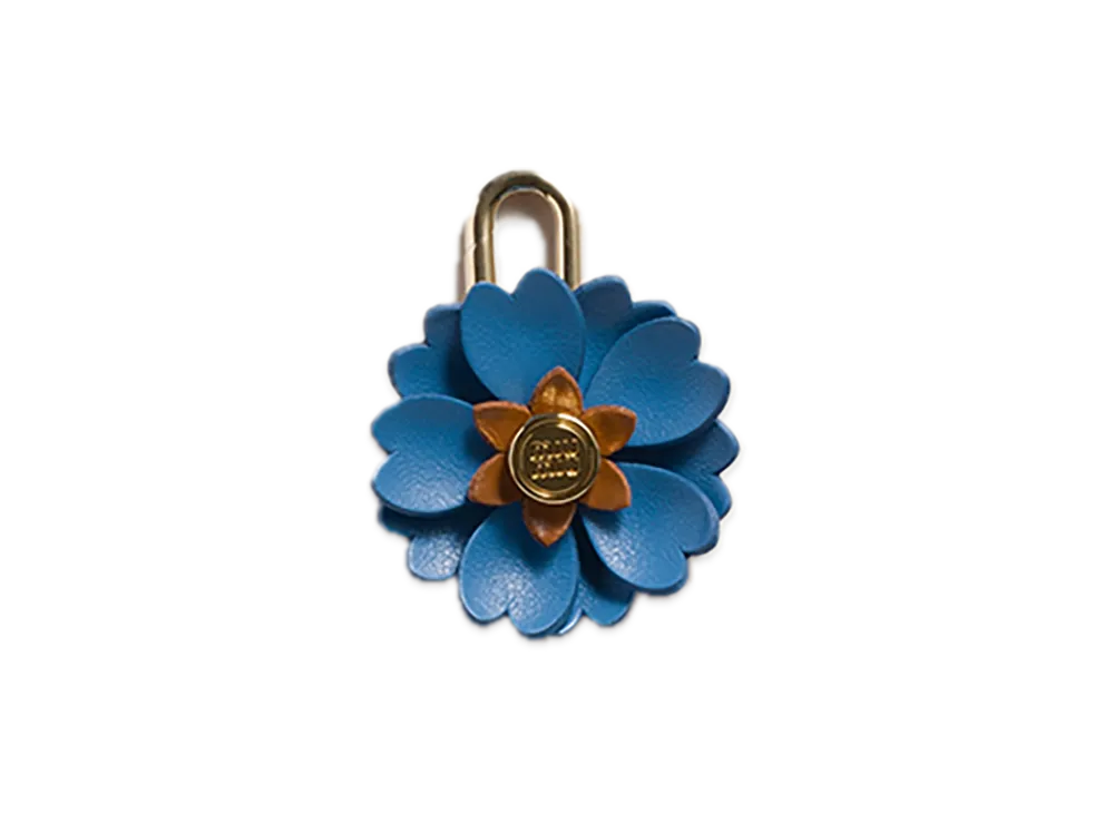 MIU MIU Leather Micro Trick "Blue/Cognac"