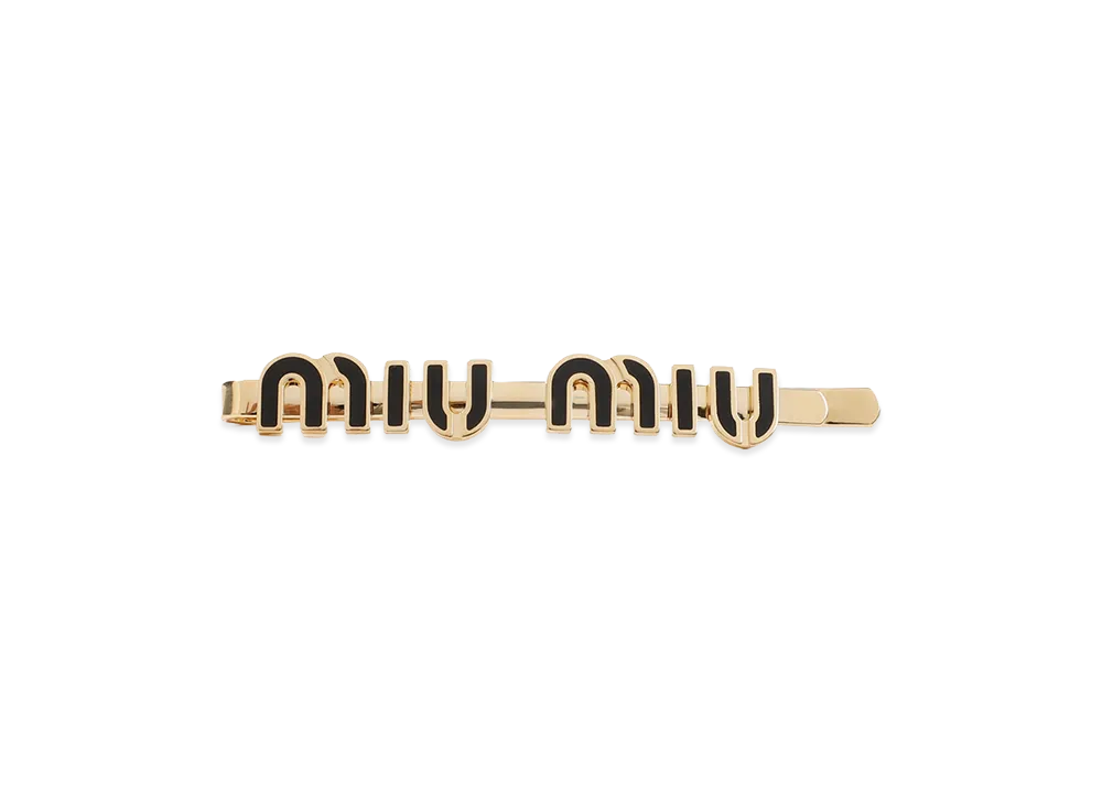 MIU MIU Women's Hair Clip "Black"