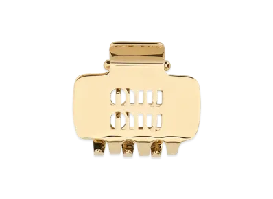 MIU MIU Women's Metal Hair Clip "Gold"