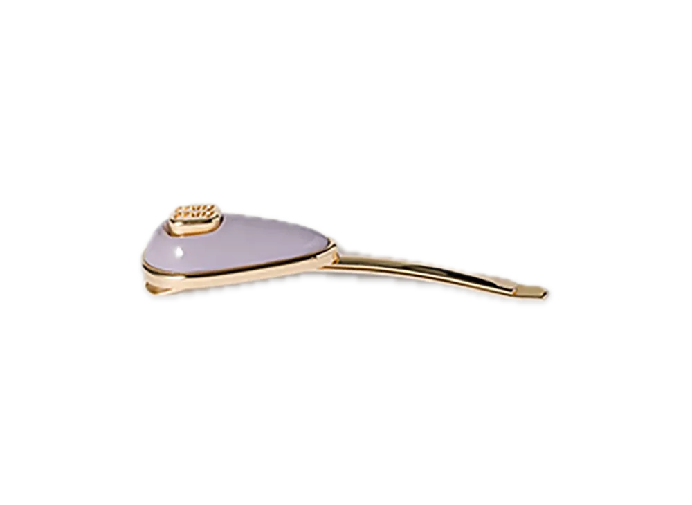 MIU MIU Patent Leather Barrette "Pastel Purple"