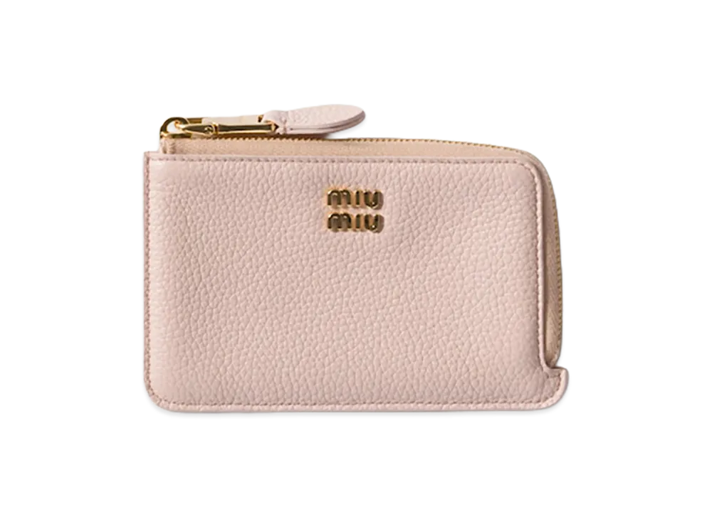MIU MIU Leather Pouch Card Holder "Gem"