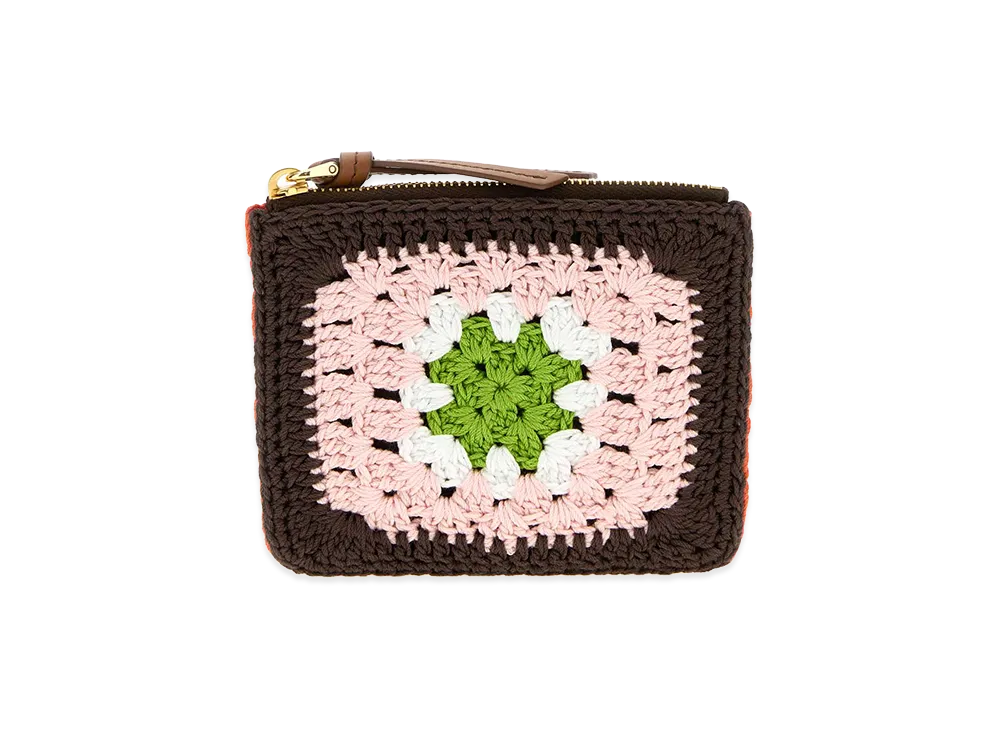 MIU MIU Women's Crochet Card Holder "Multicolor"