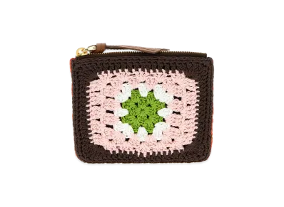 MIU MIU Women's Crochet Card Holder "Multicolor"