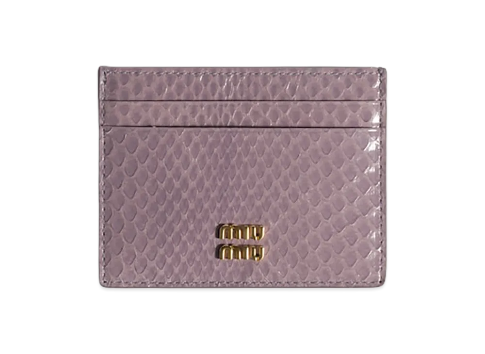 MIU MIU Ayers Card Case "Wisteria Purple"