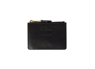 MIUMIU Nappa Leather Card Holder "Black"