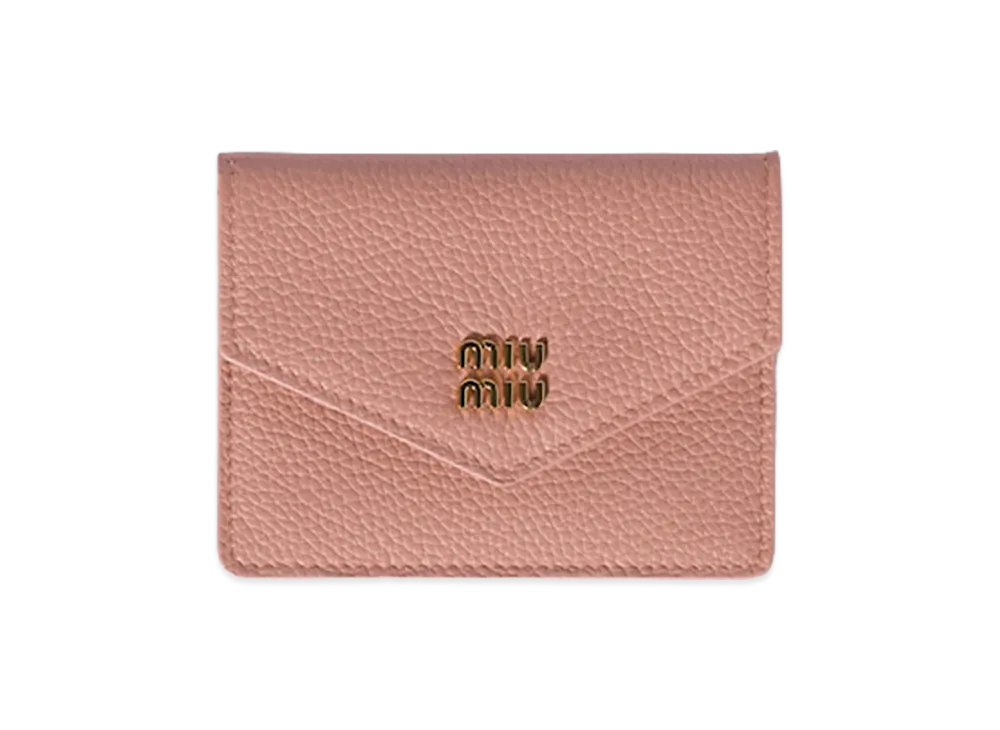 MIU MIU Leather Card Case "Orchid Pink"