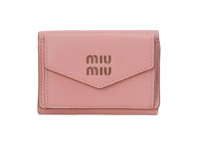 MIU MIU Trifold Wallet "Camellia Pink"