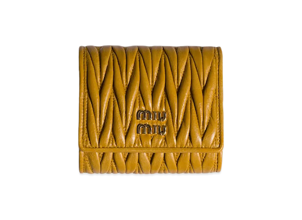 ミュウミュウ マテラッセレザー 財布 