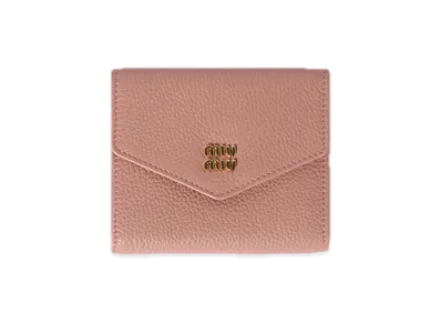 MIU MIU Leather Wallet "Orchid Pink"