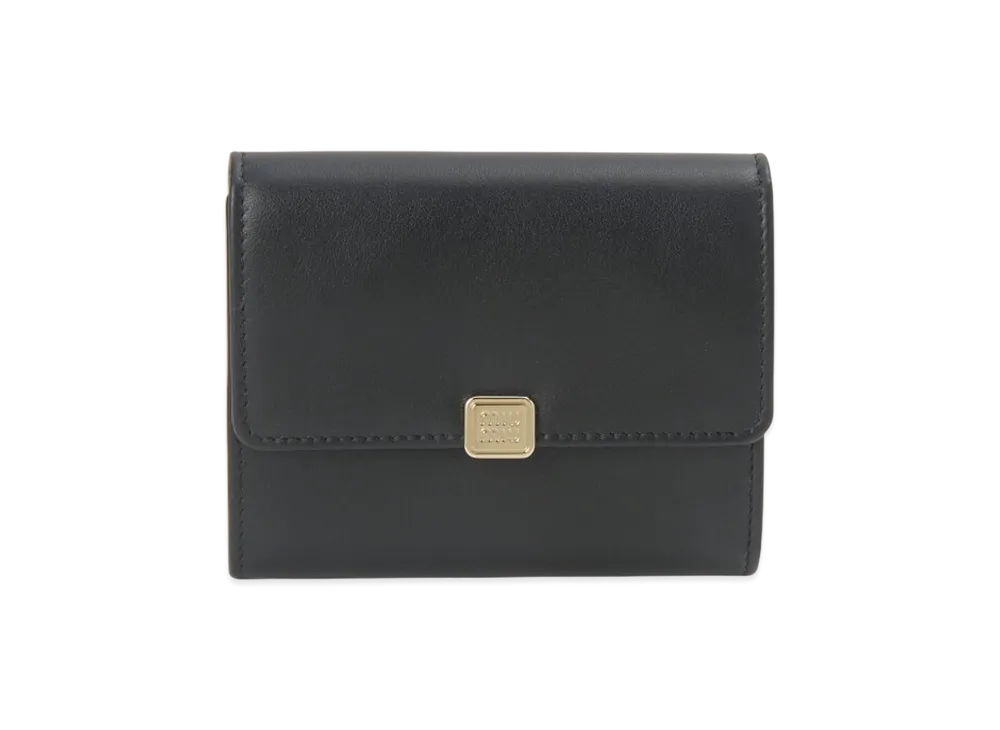 MIU MIU Tri-Fold Wallet "Black"