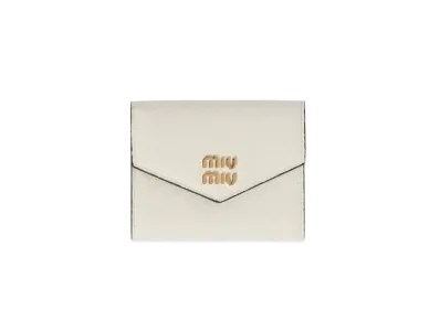 MIUMIU Small Leather Wallet "White"
