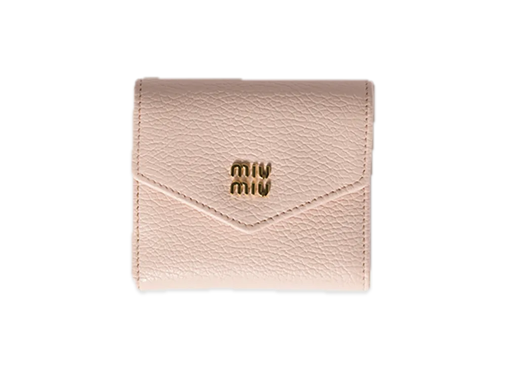 MIU MIU Small Leather Wallet "Gem"