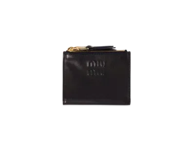 MIUMIU Small Nappa Leather Wallet "Black"