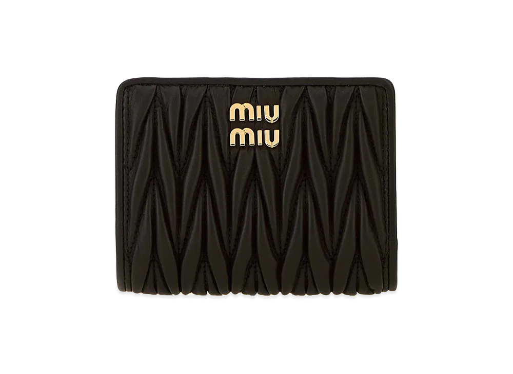 MIU MIU Women's Leather Wallet "Black"