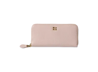MIU MIU Leather Wallet "Gem"