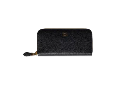 MIU MIU Leather Wallet "Black"