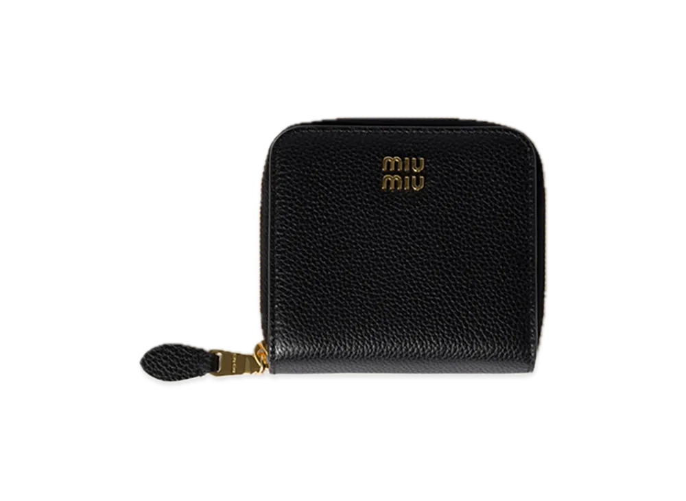 MIU MIU Leather Wallet "Black"