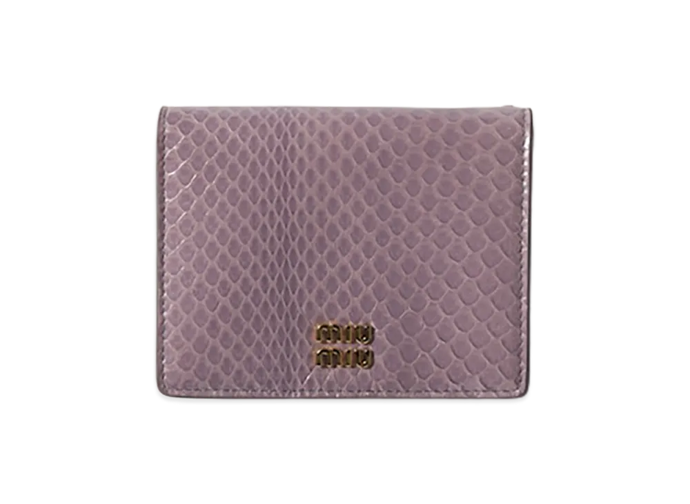 MIU MIU Ayers Wallet "Wisteria Purple"