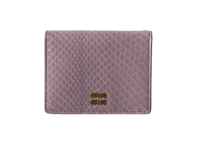 MIU MIU Ayers Wallet "Wisteria Purple"