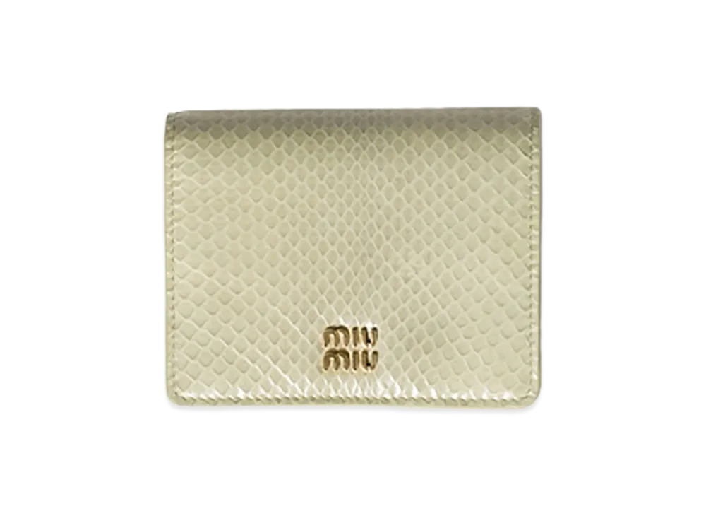 MIU MIU Ayers Wallet "Pistachio Green"