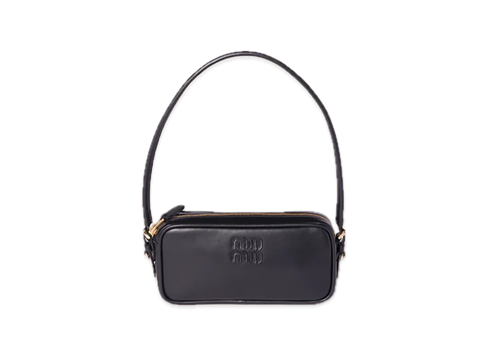 MIU MIU Leather Pouch "Black"