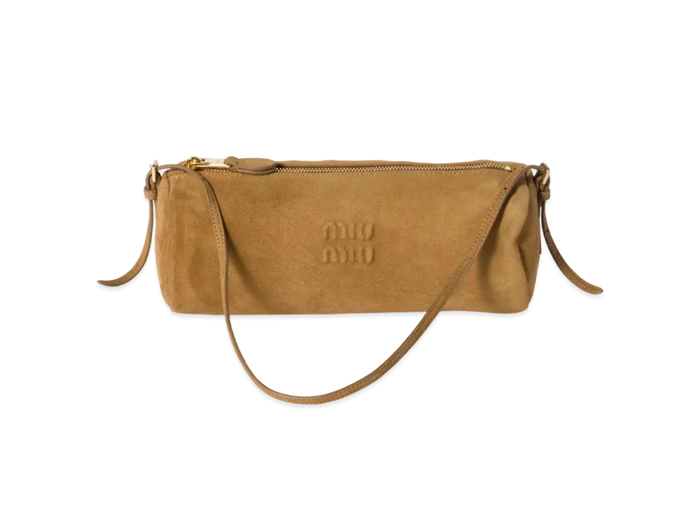 MIUMIU Suede Pouch "Olive"