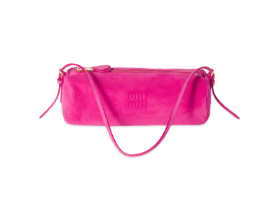 MIUMIU Suede Pouch "Fuchsia Pink"