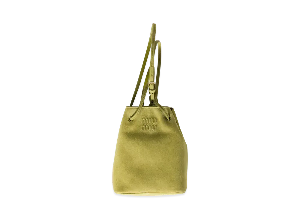 MIUMIU Suede Pouch "Olive"