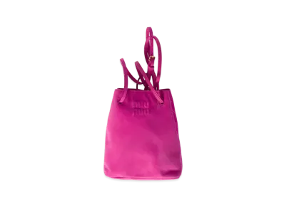 MIUMIU Suede Pouch "Fuchsia Pink"