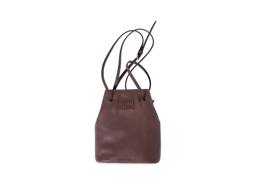 MIUMIU Nappa Leather Mini-Bag "Brown"
