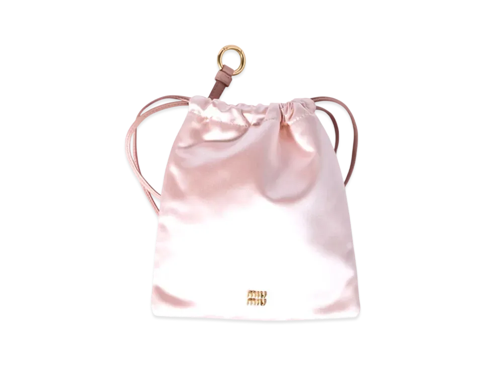 MIUMIU Satin Pouch "Orchid Pink"